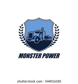 Truck Logo Design Element