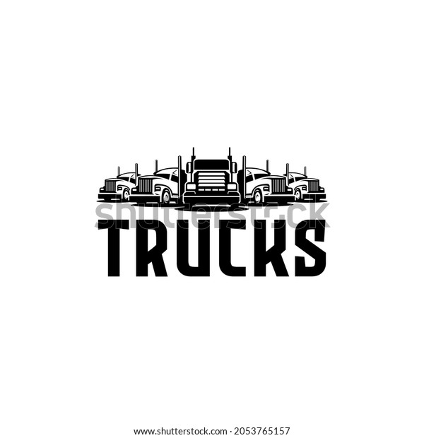 truck Logo design,\
freight forwarding truck