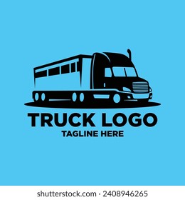 Truck Logo Design. Simple and Modern. Vector illustration
