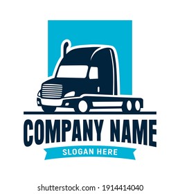 Truck Logo Design Template Inspiration, Vector Illustration, Vehicle Logo.