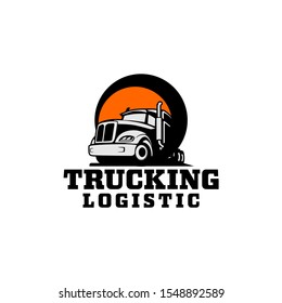 Truck Logo Design Template Vector