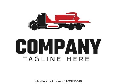 truck logo design for transportation