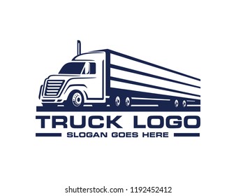 Truck logo design vector illustration