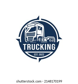 Truck logo design vector illustration