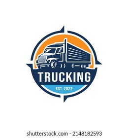 Truck logo design vector illustration