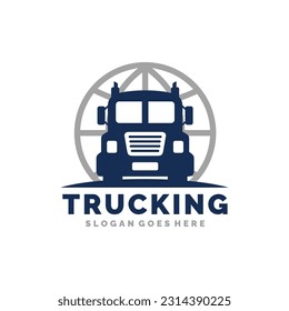 Truck logo design vector illustration