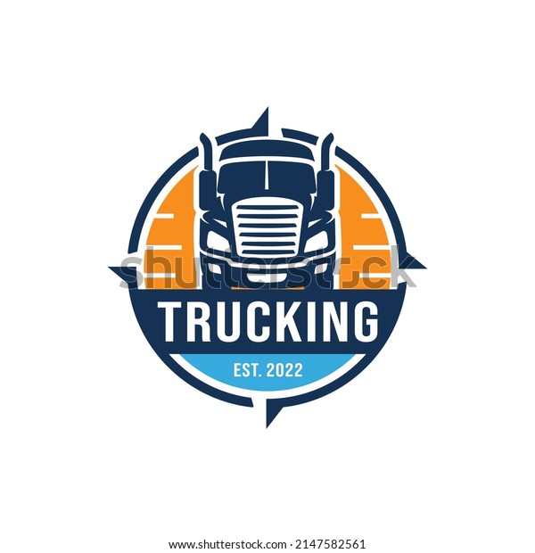 Truck logo design vector
illustration