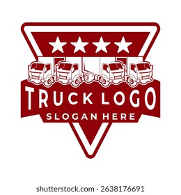 Truck logo design vector. Truck sign logo design icon vector