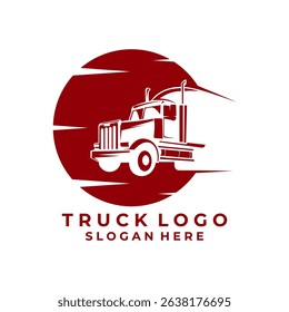 Truck logo design vector template. Simple Truck logo design icon