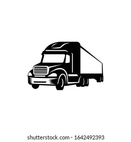 Truck logo icon vector illistration.