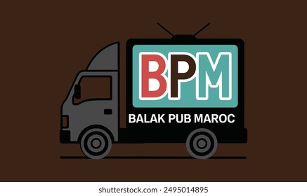 truck logo idea logo, icon logo