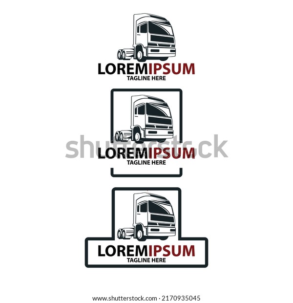 truck logo, an\
illustration of\
transport