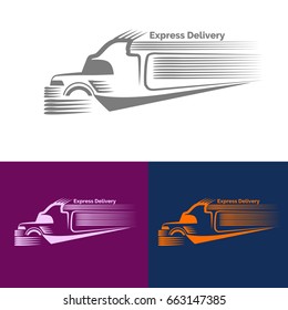 Truck logo set vector eps 10 for your design