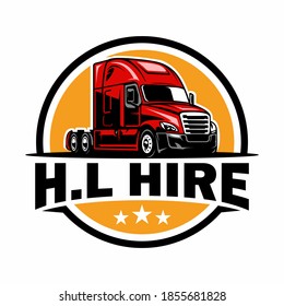 truck logo , simple and clean