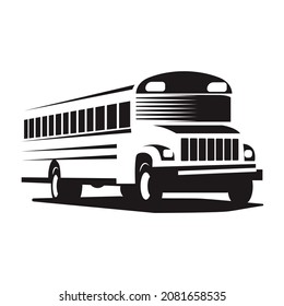 logotipo de camión simple limpio y elegante