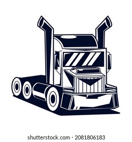 truck logo simple clean and elegance