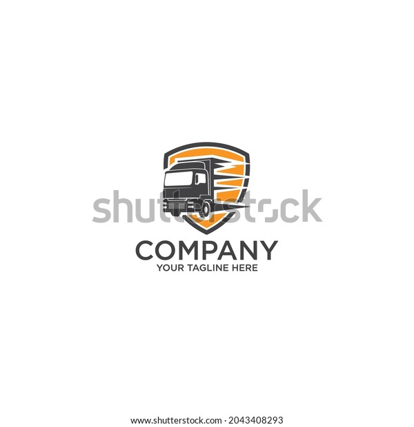 truck logo simple clean\
and elegance 