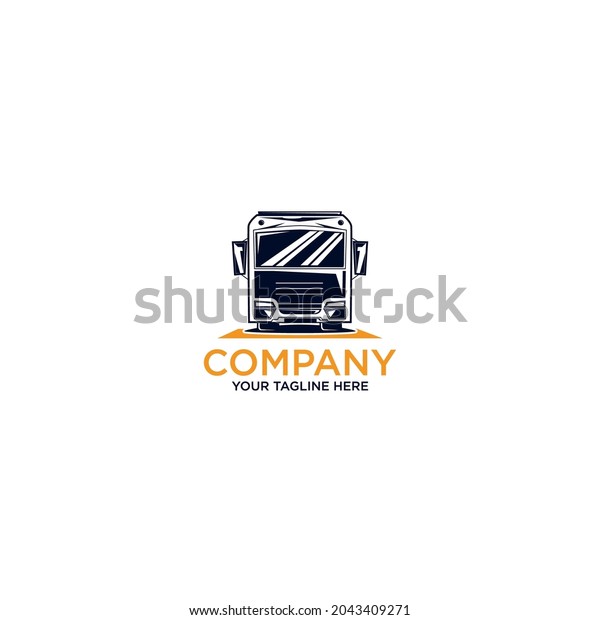 truck logo simple clean\
and elegance 