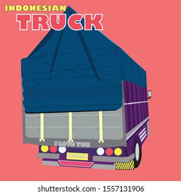 truck logo simple vector flat design