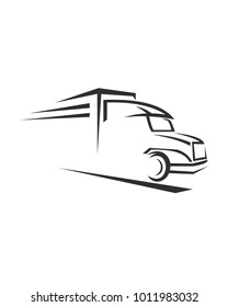 Truck logo template 