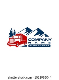Truck logo template 