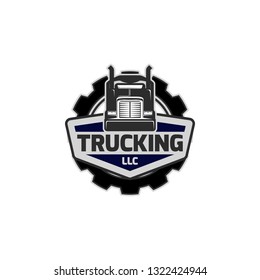 Truck Logo Template Abstract Vector 