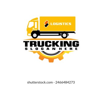 truck logo template, Truck diesel repair and service logo template