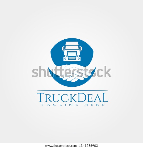 Truck logo template, truck icon
design,illustration element
-vector