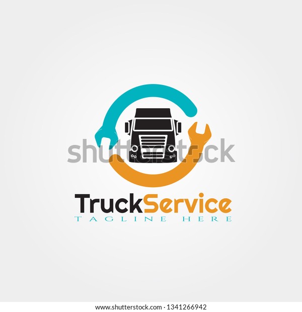 Truck logo template, truck icon\
design,illustration element\
-vector