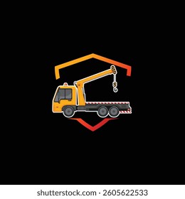 Truck logo template, Perfect logo for business related to automotive industry