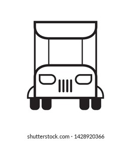 Truck logo template vector icon design