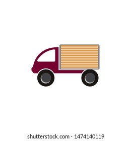 Truck logo template vector icon design