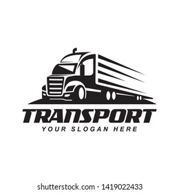Truck logo template vector illustration