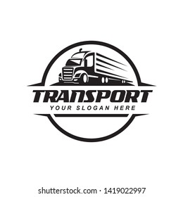 Truck logo template vector illustration