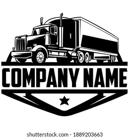 Truck Logo Template Vector Illustration Stock Vector (Royalty Free ...