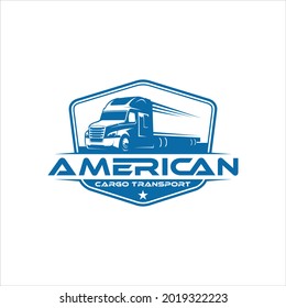 LKW-Logo-Vorlage, Vektorgrafik