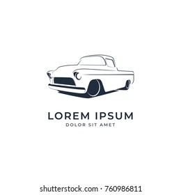 Truck logo template vector illustration