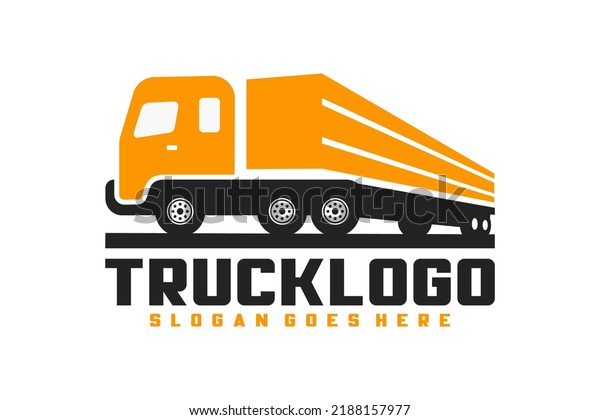 Truck Logo Transportation. Abstract Lines.\
Vector illustration
