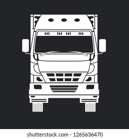 Truck Logo Transportation - Vector