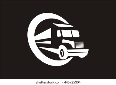 truck logo vector