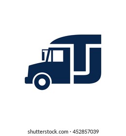 truck logo vector.