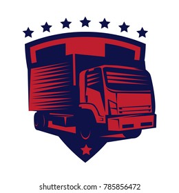 Truck logo vector