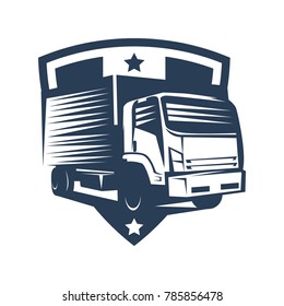 Truck logo vector