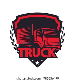Truck logo vector