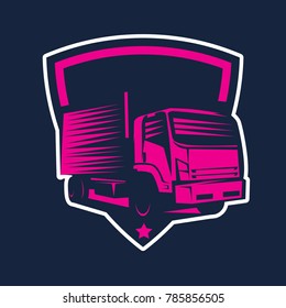 Truck logo vector