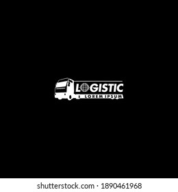 Truck logo vector design. Awesome a truck logo. A truck logotype.