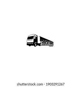 LKW-Logo, Vektordesign. Tolle LKW-Logo.