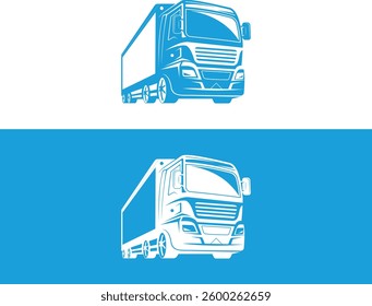 Truck logo and truck vector file