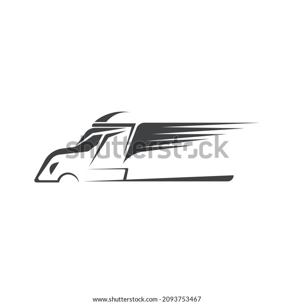 truck logo vector\
icon illustration design