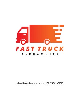 Truck logo vector illustration